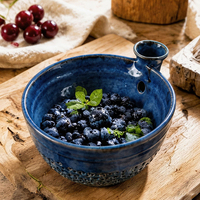 Bassin de lavage de fruits en céramique drainable, vente en gros directe d'usine, pour nettoyage automatique des baies et légumes