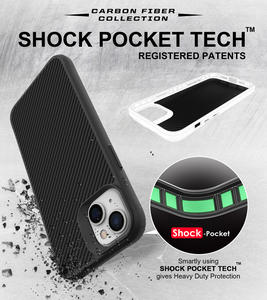 เคสโทรศัพท์คาร์บอนไฟเบอร์สีดำบริสุทธิ์สำหรับ iPhone 14 PLUS 13 12 11 PRO MAX เคสป้องกันการตกบางเฉียบเคสโทรศัพท์ - Product Image 2