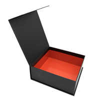 Boîte d'emballage magnétique rigide noir mat, boîte en carton rigide personnalisée pour accessoires de voiture et instruments de précision