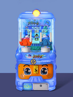Jeux d'arcade à pièces, mini train à 2 joueurs, tir à l'eau, machine d'arcade avec lumières éblouissantes, machine de jeu vidéo pour enfants