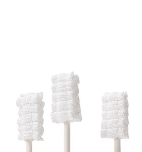 Bâtonnets de brosse à dents en gaze jetables et sûrs pour bébés, pour le nettoyage de la langue et des dents des nourrissons - Product Image 1
