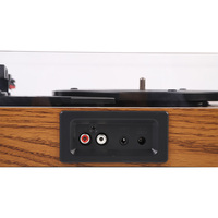 Bureau d'enregistrement avec couvercle anti-poussière, lecteur de plateau tournant, en vinyle, sans fil, fonction bluetooth