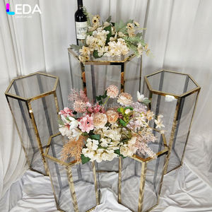 แท่นโชว์เค้กอะคริลิค+สแตนเลสสำหรับงานแต่งงานสุดหรู LEDA รุ่นใหม่ - Product Image 1