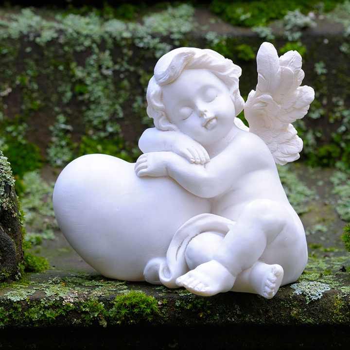 ベースに手彫りのかわいい大理石の赤ちゃんの天使の像| Alibaba.com