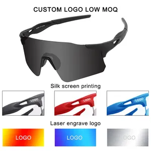 نظارات شمسية مستقطبة للدراجات للرجال في الهواء الطلق uv400 بشعار مخصص نظارات شمسية رياضية مستقطبة للدراجات