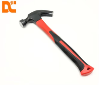 Marteau perforateur de qualité supérieure, personnalisable, de qualité DIY, avec manche en TPR et fibre de verre, pour les mécaniciens, les ouvriers du bâtiment, en acier pour la toiture, OEM
