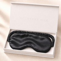 Masque pour les yeux en soie pure de luxe personnalisé pour la maison, l'hôtel et les voyages - Accessoires de sommeil haut de gamme