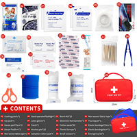 Trousse de premiers soins portable personnalisée multicolore, fournitures médicales d'urgence, étui de transport en tissu, voyage en voiture, extérieur