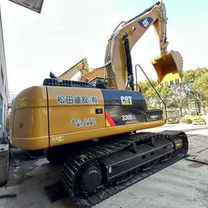 Excavatrice sur chenilles d'ingénierie d'occasion de qualité fiable et excavatrice hydraulique sur chenilles Cat 330CL 320C 320GC d'occasion à bas prix - Product Image 3