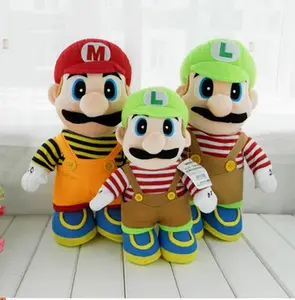 Personagem famoso de anime, boneco de ação de desenho animado, boneco de pelúcia Luigi Mario, presente para crianças, brinquedo popular mais vendido