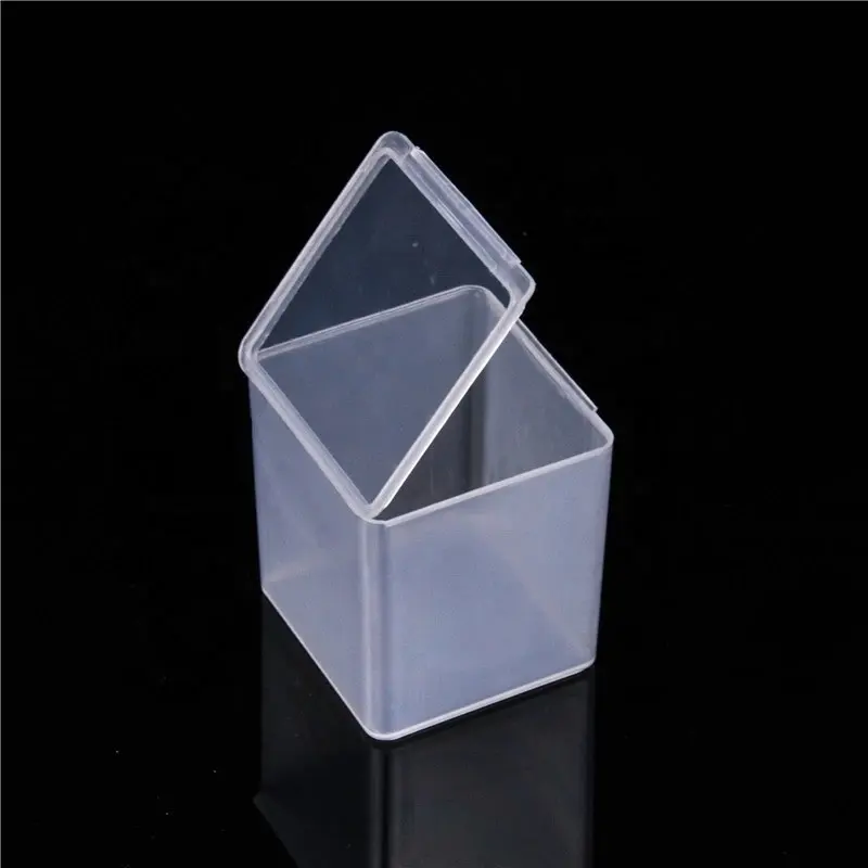 उच्च पारदर्शिता के लिए कस्टम छोटे स्पष्ट प्लास्टिक बॉक्स संरक्षक भंडारण पैकेजिंग ढक्कन के साथ बिक्री पर
