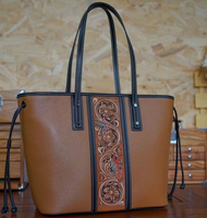 Sac fourre-tout en cuir véritable Snail fait main, motif floral, antivol, pour femmes, été, automne, usage quotidien, mode, luxe, à porter à l'épaule