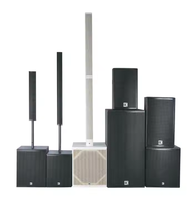 Système de réseau de lignes à colonnes CVR 15 pouces Sub bass auto-alimenté pour les fêtes en intérieur