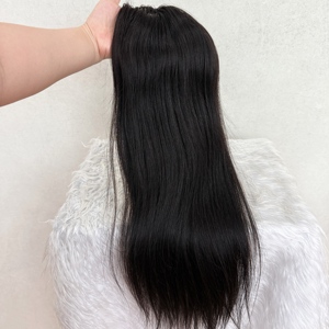 Fabrik-Großhandelspreis Topper Micro Line Toppers Atmungsaktives Toupet für Frauen Spitze Fischnetz Haarteil Microline Haar-Topper - Product Image 6