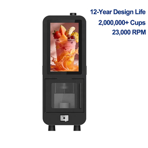 เครื่องปั่นสมูทตี้แบบตั้งโต๊ะดีไซน์ใหม่ ขนาดเล็ก สำหรับผลไม้สด นมปั่น แบบหยอดเหรียญ ปั่นแก้วเดียว ระบบจัดการผ่านคลาวด์ อัตโนมัติ - Product Image 1