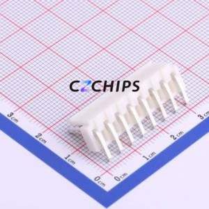 HX39601-8WAP Wire-to-Board Pin Header Bent Lead Through Hole,P=3.96mm Connector 1x8P 3.96mm Right Angle Insert VH - Product Image 2