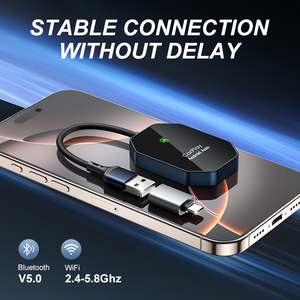 Adaptador Inalámbrico para Android Auto y CarPlay, Mini Convertidor Inalámbrico para Conexiones Cableadas, Mayor Visibilidad del Motor de Búsqueda - Product Image 4