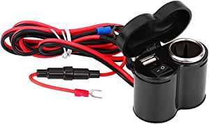 Cargador de cigarrillos <span class=keywords><strong>USB</strong></span> para motocicleta, potencia impermeable, 12V, encendedor de cigarrillos, <span class=keywords><strong>toma</strong></span> de Puerto <span class=keywords><strong>USB</strong></span> para <span class=keywords><strong>Moto</strong></span> - Product Image 2