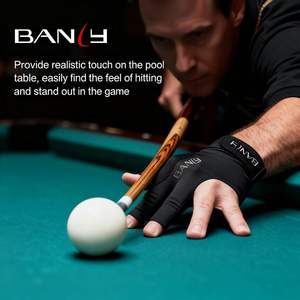 Gants de <span class=keywords><strong>billard</strong></span> Banly pour main gauche, 3 doigts, gants de snooker, gants de <span class=keywords><strong>billard</strong></span> sportifs compacts à enfiler - Product Image 6