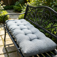 Coussin en éponge froissée en polyester et coton personnalisé ODM avec design pliable anti-pression pour chaise de bureau ou de maison