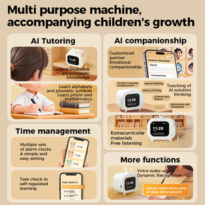 หุ่นยนต์ทีวีย้อนยุค Yingbao - ผู้ช่วยเสียงอัจฉริยะพร้อมนาฬิกาปลุก, การเขียนด้วย AI และคำถาม-คำตอบสารานุกรม - Product Image 3