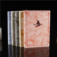 Notizbuch Journal Cuaderno papier de pierre vierge personnalisé cahier de papier de marbre noir de luxe pour les adolescents