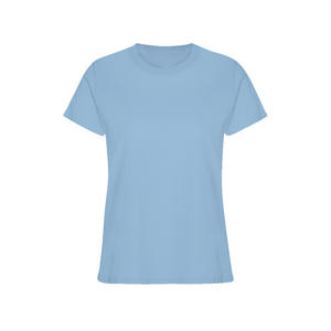 Camiseta de Algodón Premium para Mujer, Corte Regular, Manga Corta, Transpirable, Ecológica, Esencial para el Verano, Personalizable al por Mayor - Product Image 1