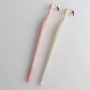Bolígrafo de Gel Promocional con Forma de Flamenco, de Plástico Suave, para Niños, con Logotipo Personalizado, para Material Escolar, Regalo Infantil - Product Image 2