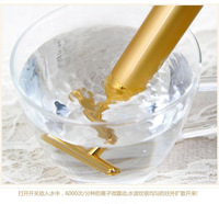 Masseur facial en or 24 carats, appareil de soin de la peau, spa, roller vibrant pour le lifting du visage, resserrement de la peau, détoxification de l'acné, cernes