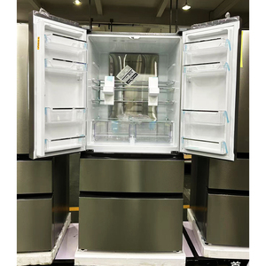 558L Portable French Door <b>Refrigerator</b> Frost-Free App-Controlled Smart Fridge Energy Saving Low Noise for Household Use Smart Re - Product Image 1