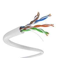 Kabel LAN UTP Cat 5e Cat.305m Merk Brand Roll 305 Meter Box Low Smoke