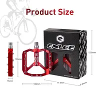 ENLEE 초경량 CNC 산악 자전거 페달 L7U 재질 + DU 베어링 알루미늄 합금 자전거 페달 Mtb DH XC
