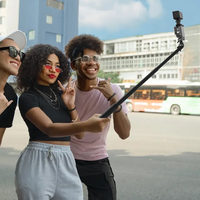 Support en L double griffe froide, cage d'extension en aluminium pour caméra d'action GoPro Insta360 DJI, support pour micro et lumière d'appoint pour Vlog