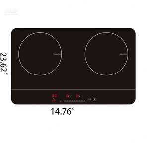 เตาแม่เหล็กไฟฟ้าแบบฝัง 2 หัวเตา 3600 วัตต์ ดีไซน์ใหม่ รับผลิตแบบ OEM - Product Image 3