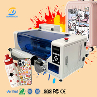 Imprimante DTG UV A3 double tête à prix d'usine avec laminateur automatique pour étiquettes et autocollants en film AB