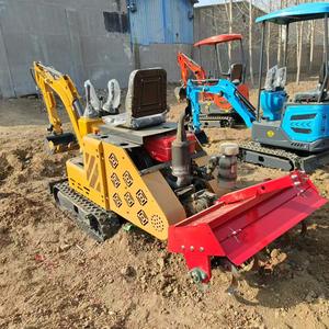 รถตักดินขนาดเล็กแบบหมุนอเนกประสงค์รถขุดสะเทินน้ำสะเทินบกทางการเกษตรใหม่ประสิทธิภาพสูง - Product Image 6