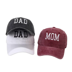 Gorra de Béisbol de Calidad <span class=keywords><strong>PA</strong></span> con Logotipo Personalizado Bordado, Gorra Deportiva Vintage de 6 Paneles, Gorras de Papá de Mezclilla Lavada de Algodón - Product Image 1