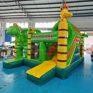 Chateau gonflable dino park inflatable jumper bounce house commercial bouncy castle with slide - Product Image 2