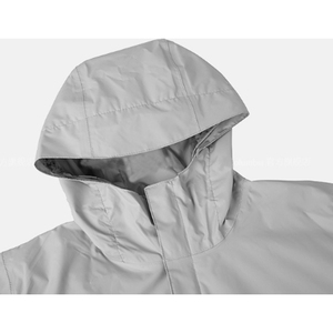 Veste étanche unisexe pour hommes, blouson d'hiver gris foncé avec Logo personnalisé, de grande taille, bon marché - Product Image 2