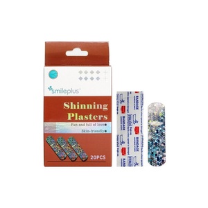 ผ้าพันแผลกาวกลิตเตอร์แบบปลอดเชื้อ บรรจุแยกชิ้น ระบายอากาศได้ สำหรับปฐมพยาบาลวัยรุ่น ดูแลบาดแผลสำหรับเด็กชายและเด็กหญิง - Product Image 6