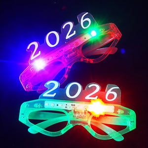 Montura de Gafas LED para Año Nuevo 2026, Populares para Halloween, Elegantes Gafas Luminosas en Forma de Corazón, Rojas, Azules, Verdes y Blancas para Fiestas y Actividades - Product Image 4