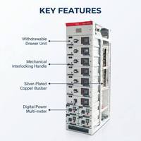 Armoire de commande électrique modulaire AC à faible tension avec disjoncteur extractible Wanbo-158 GCS