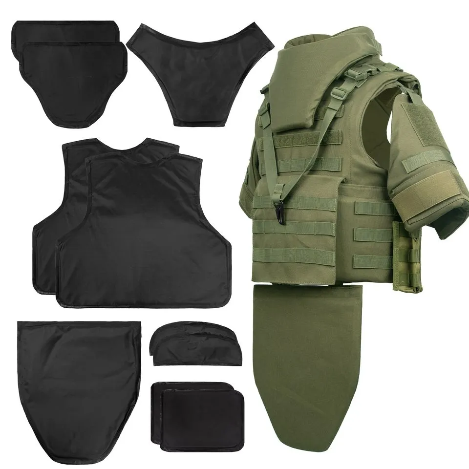 Full protection PE Aramid Molle system security guard combat protective tactical vest