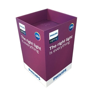 New Customized Supermarket Promotion Custom Cardboard Retail Dump Bins Display <b>Stand</b> <b>Printed</b> Corrugated Pallet Dump Bin - Product Image 3