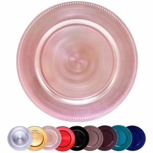 Platos de Presentación Dorados de 13 Pulgadas (Aproximadamente 33.0 cm), Desechables, Ecológicos, con Diseños Personalizados, para Bodas, Venta al por Mayor - Product Image 2