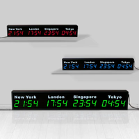 Horloge mondiale personnalisée pour hôtel