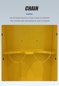 Tất Cả Các Thép Chống Cháy Nổ Xi Lanh Khí Tủ An Toàn Phòng Thí Nghiệm Lưu Trữ Cho Axetylen Nitơ Khí Gas Tank Tủ - Product Image 5