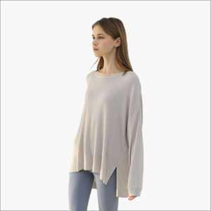 <b>Women</b> Sleepwear Sleep <b>Shirt</b> Tops <b>Women</b> Underwear Casual Knitted <b>Long</b> Sleeved <b>Women</b> Tops Bamboo Woman Loungewear - Product Image 3
