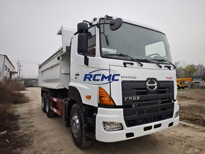 Camion benne d'occasion HINO 700 6x4 2012 251-350ch Euro 3, 10 roues, poids lourd, pour l'exploitation minière et la construction - Product Image 4