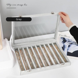 Wholesale Custom 10 Velvet Necklace Organizer Storage Box <b>Large</b> Capacity Jewelry Display Box - Product Image 1